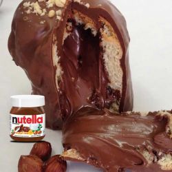 Panetone trufado de Nutella 
